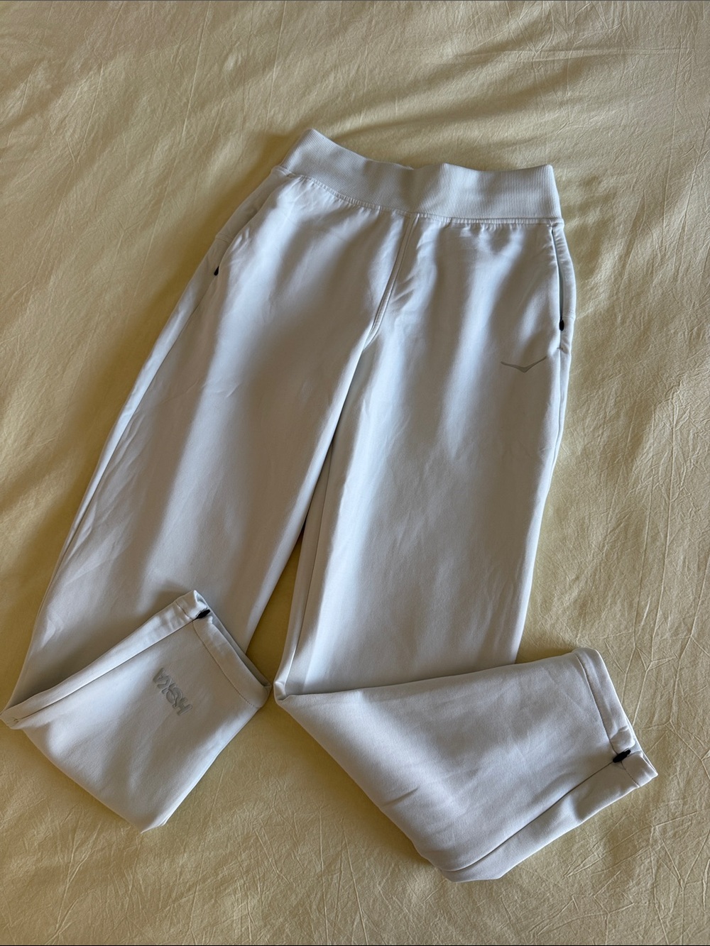 Hoka White Track Pants